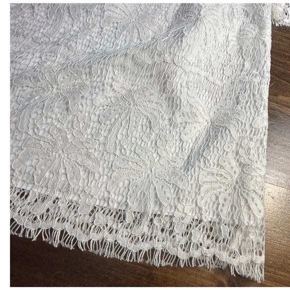 Lilly‎ Pulitzer Tobyn Tunic White Dress Off Shoulder Lace Boho Dress Fairy Small - Picture 5 of 8